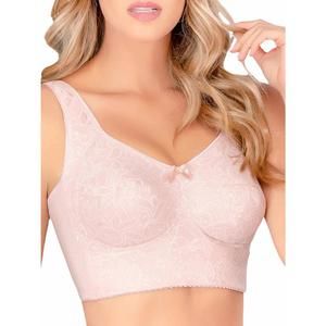 NEW SILUETS women's no hoop bra with wide padded straps and deep cups | inner el